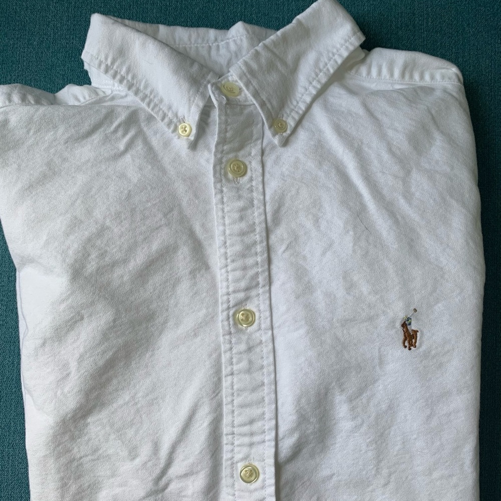 Boys Long Sleeve Button Down Oxford